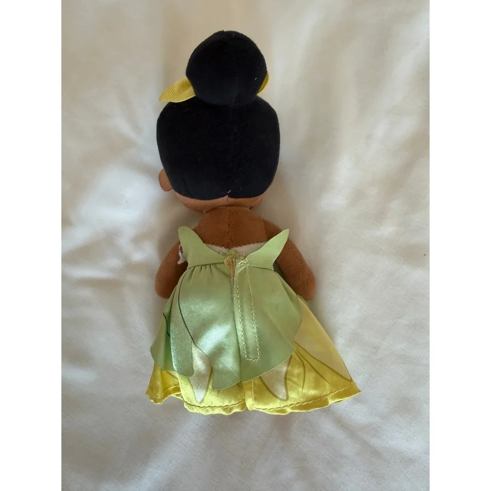 Disney Princess Tiana Plush Doll Stuffed Toy Green Dress 8.5 Inch